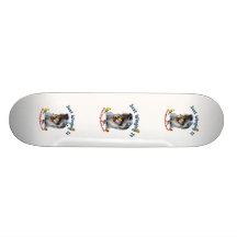 Apenas yéndose volando lo perro de caza patines personalizados