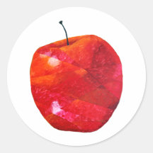 Apfel Aufkleber