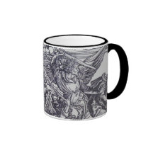 Apocalipsis: Escena de batalla medieval Taza