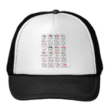 Apodos de la mano de póker gorras de camionero