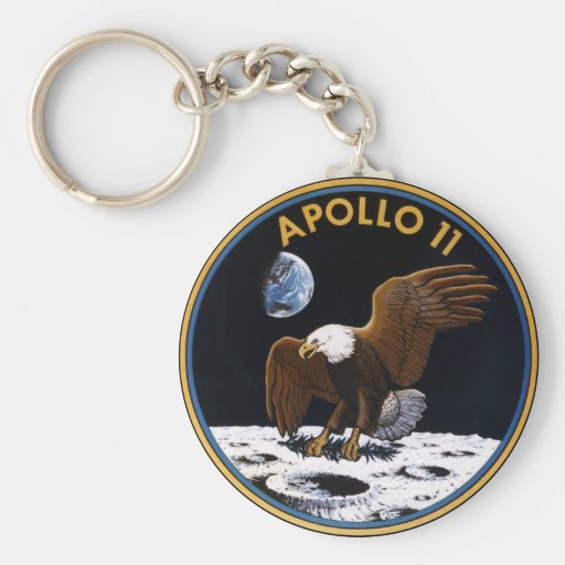 Apolo 11 llavero personalizado