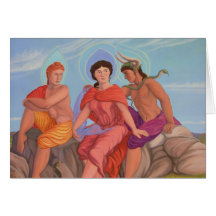 Apolo, Aphrodite y Dionysus Felicitacion