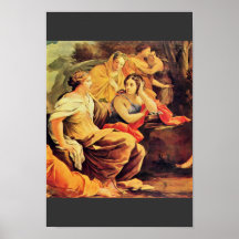 Apolo y las musas, detalle de Vouet Simon Poster