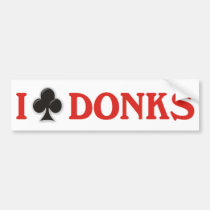 Aporreo Donks pegatinas de parachoque