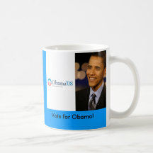&apos de Barack Obama; Papel pintado de 08 mesas,  Taza