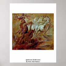 Apoteosis de Hércules de Peter Paul Rubens Posters