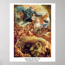 Apoteosis de Louis Xiv de Charles Le Brun Posters