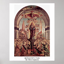 Apoteosis de Santa Ursula de Vittore Carpaccio Poster