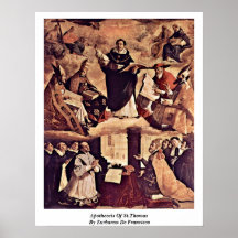Apoteosis de St Thomas de Zurbaran De Francisco Posters