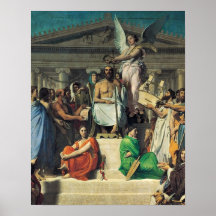 Apoteosis del home run de Ingres Jean Auguste Poster