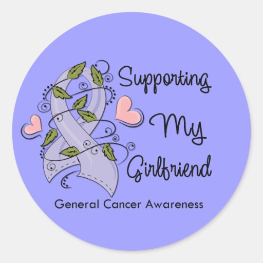 Apoyando a mi novia - conciencia del cáncer etiquetas  