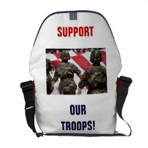 ¡APOYE A NUESTRAS TROPAS! BOLSAS DE MENSAJERÍA