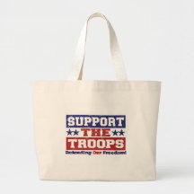 Apoye a nuestras tropas bolsas de mano