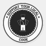 Apoye a su cocinero local etiqueta