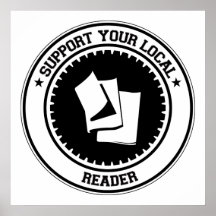 Apoye a su lector local posters