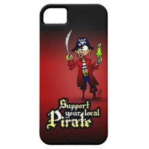 Apoye a su pirata local iPhone 5 Case-Mate carcasa