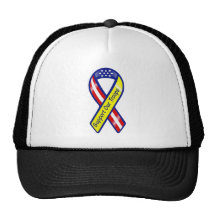 Apoye nuestra cinta de las tropas gorros  