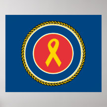 Apoye nuestra cinta de las tropas poster