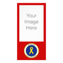 Apoye nuestra cinta de las tropas tarjetas fotograficas personalizadas