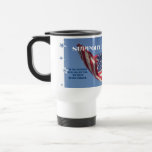 Apoye nuestras tropas/bandera americana taza de café