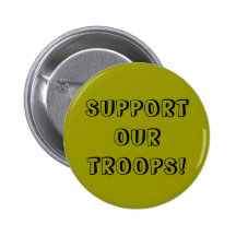 Apoye nuestro botón de las tropas pin
