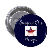 APOYE NUESTRO botón de las TROPAS Pin