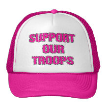 Apoye nuestro gorra del estampado de zebra de las 