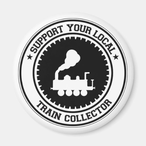 Apoye su colector del tren local imán de frigorífico