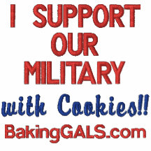 ¡Apoyo a nuestros militares con las galletas!! Polo Enbordado