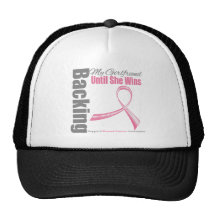 Apoyo de mi cáncer de pecho de la novia gorro de camionero