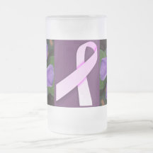 Apoyo "la cinta rosada de las conciencias del cánc tazas de café
