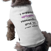Apoyo la investigación de la epilepsia ropa de perros