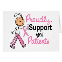 Apoyo mis camisetas del cáncer de pecho de los pac felicitacion 