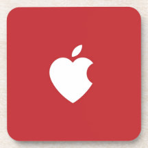 Apple ama posavasos de bebidas