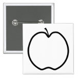 Apple blanco y negro pin