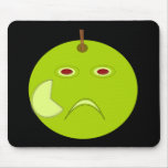 Apple malvado con la cicatriz Halloween Mousepad