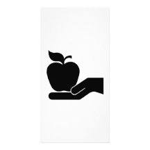 Apple para el profesor tarjeta fotográfica personalizada