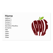APPLE PLANTILLAS DE TARJETAS DE VISITA