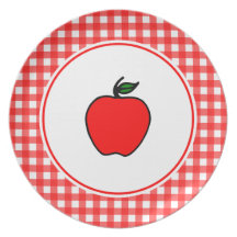 Apple retro platea platos para fiestas