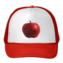 Apple rojo brillante gorro