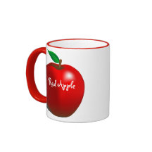 Apple rojo tazas de café