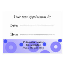 Appointment del doctor plantilla de tarjeta personal