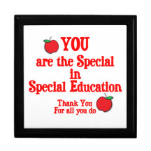 Aprecio de la educación especial cajas de regalo