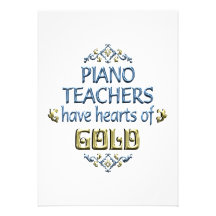 Aprecio del profesor de piano comunicados