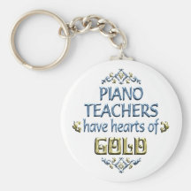 Aprecio del profesor de piano llaveros
