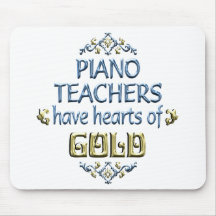 Aprecio del profesor de piano tapetes de ratones