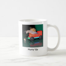 Apresúrese para arriba taza