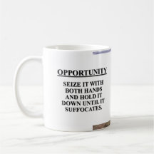 Aproveche la oportunidad con ambas manos y mátele tazas
