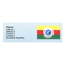 Araguaina Tocantins, el Brasil Plantilla De Tarjeta Personal
