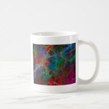 araña con la pintura taza